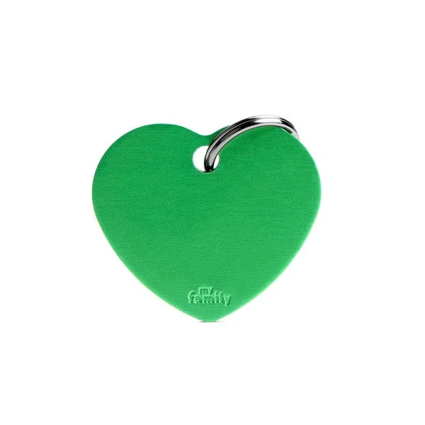 MyFamily - Chapa Basic Corazón Grande en Aluminio