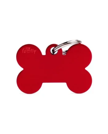 MyFamily - Chapa Basic Hueso Grande en Aluminio