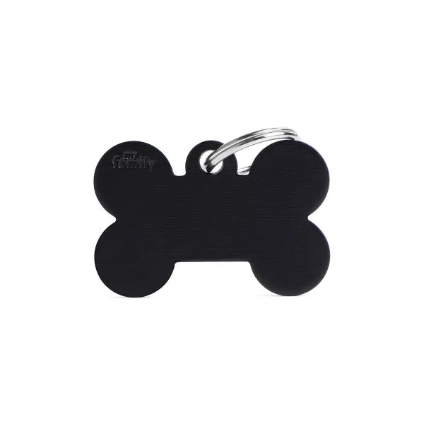 MyFamily - Chapa Basic Hueso Grande en Aluminio