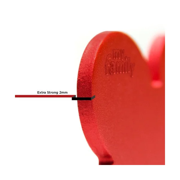 MyFamily - Chapa Basic Hueso Grande en Aluminio