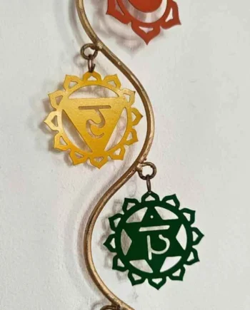 Móvil metálico chakras
