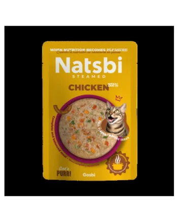 Natsbi - Pollo para gatos 80g
