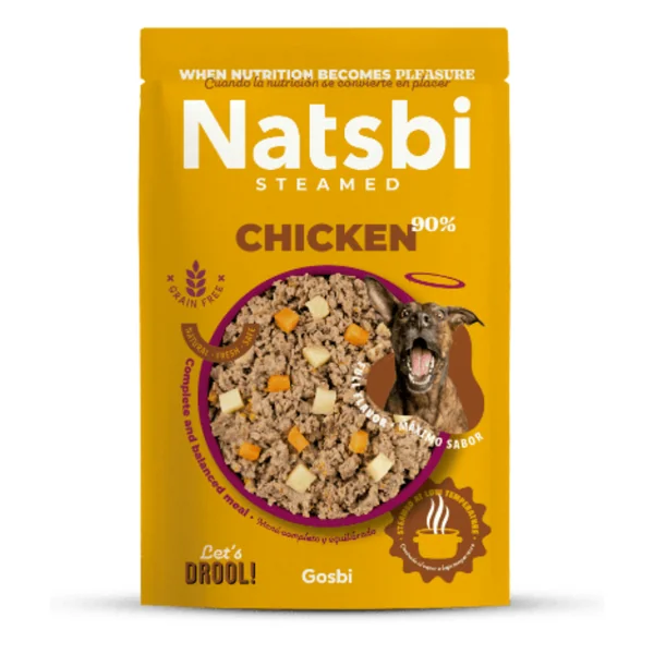 Natsbi - Pollo para Perros 500g