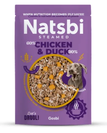 Natsbi - Pollo & Pato para Perros 500g