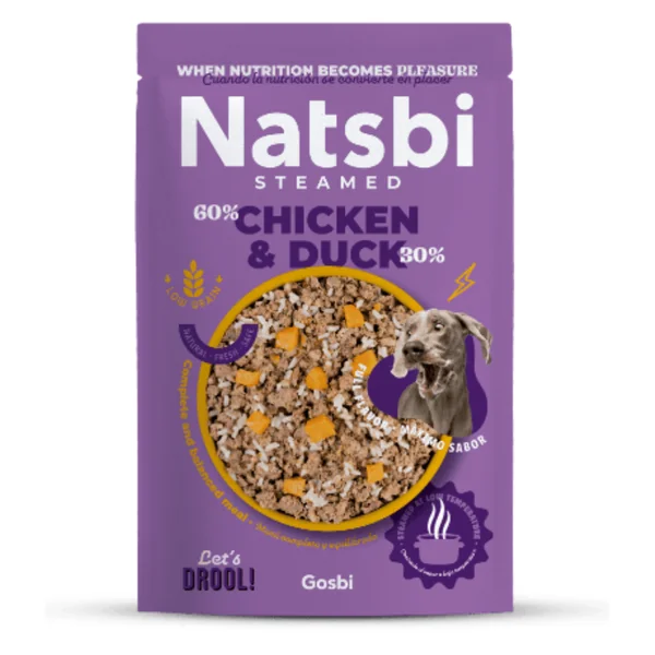 Natsbi - Pollo & Pato para Perros 500g