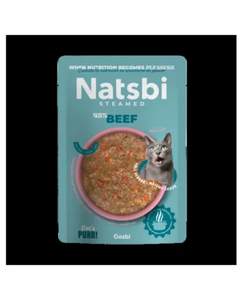 Natsbi - Ternera para gatos 80g