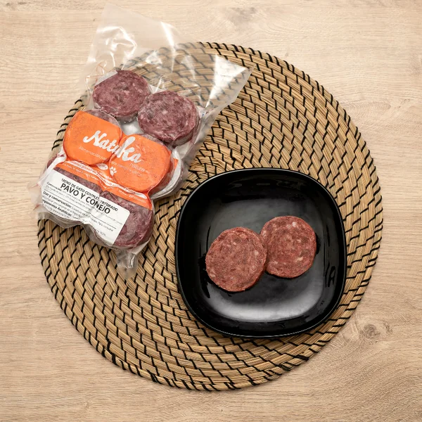 Natuka BARF Gatos Menú Pavo y Conejo 900g