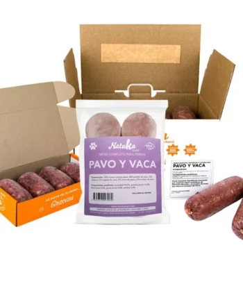 Natuka BARF Menú Pavo y Vaca