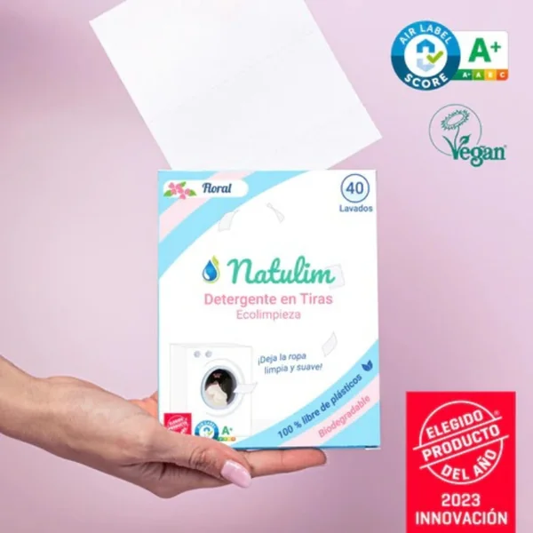 Natulim - Detergente para ropa en tiras (Floral)