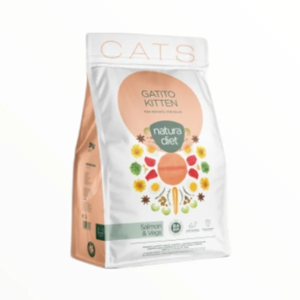 Natura Diet Cats Kitten Salmón