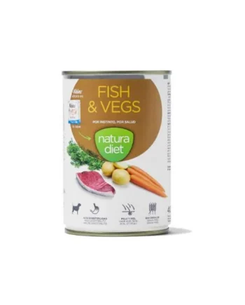Natura Diet Fish & Vegs Perros Latas
