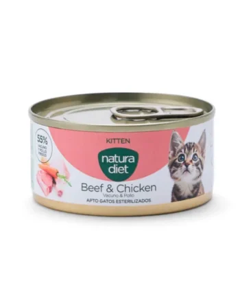 Natura Diet Kitten Vacuno y Pollo Paté
