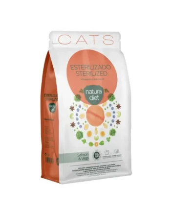 Natura Diet Sterilized Salmón Gatos