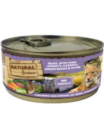 Natural Greatness codorniz y riñones de cerdo 185 gr