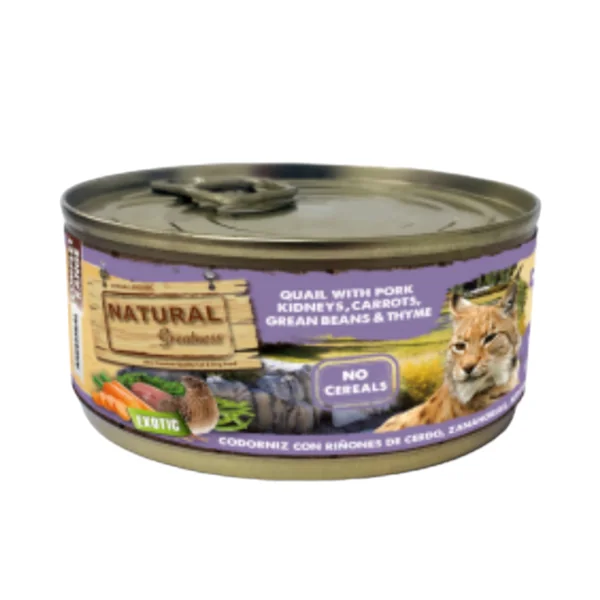 Natural Greatness codorniz y riñones de cerdo 185 gr