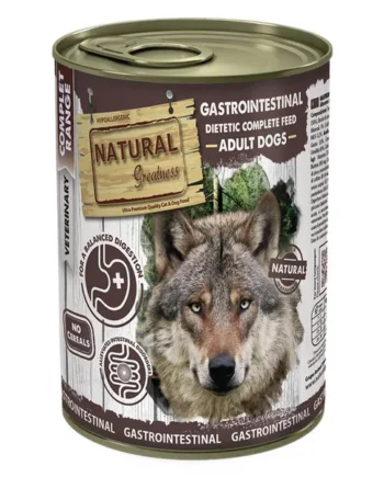Natural Greatness Gastrointestinal 400 g | Lata Digestiva para Perros