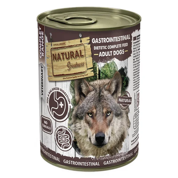 Natural Greatness Gastrointestinal 400 g | Lata Digestiva para Perros