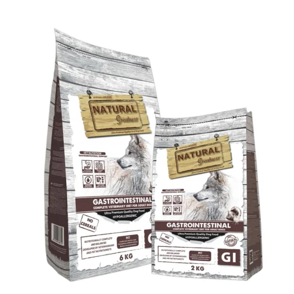 Natural Greatness Gastrointestinal Perros – Dieta Veterinaria Digestiva Sin Cereales