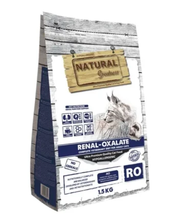 Natural Greatness Gato dieta veterinaria Renal oxalate