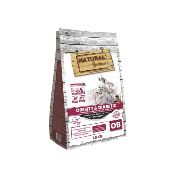 Natural Greatness Obesity & Diabetic para Gatos