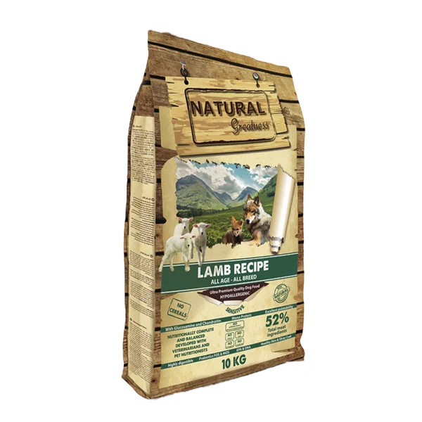 Natural Greatness Perro Receta Cordero todas las edades