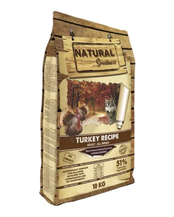Natural Greatness Perro Receta Pavo adultos