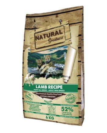 Natural Greatness Receta Puppy-Starter Cordero (No Cereal)