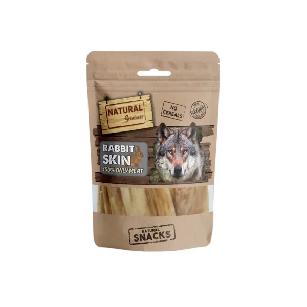 Natural Greatness Snack Piel de Conejo Perros