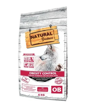 Natural Greatness Vet Dog Obesity – Pienso para perros con control de peso y obesidad