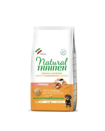 Natural Trainer Mini Adult Salmón Perro
