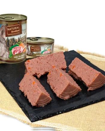 Natural Woodland Ganso con Brócoli y Zanahoria para perros