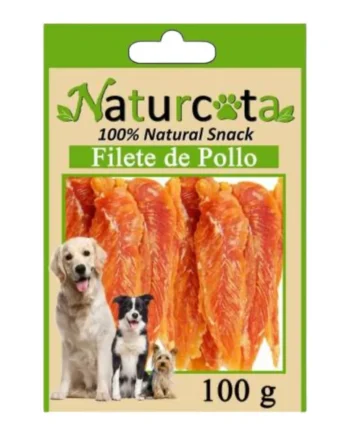 Naturcota Filetes de Pollo Deshidratados para Perros — Snack Natural