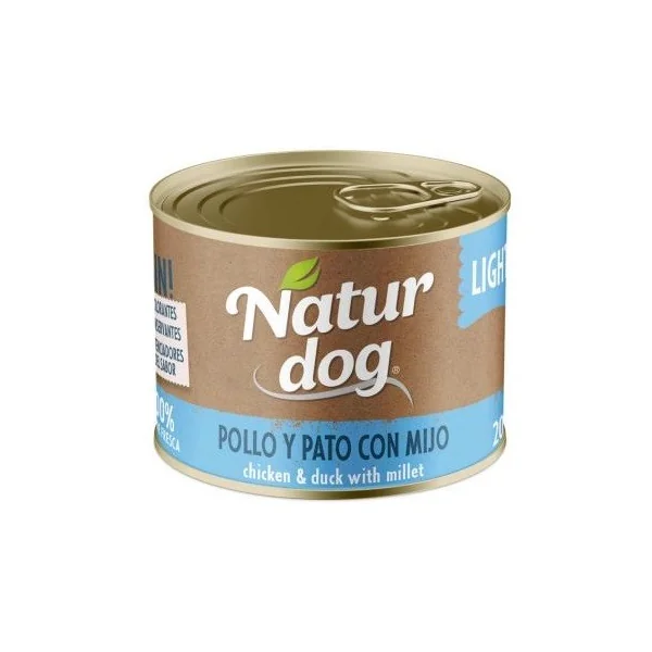 Naturdog Wet Light Pollo, Pato y Mijo