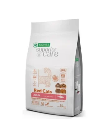 Nature's Protection Adult Pelo Rojo GF Arenque Gato