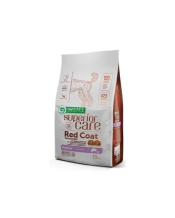 Nature's Protection Junior Red Coat Razas Pequeñas No Grain Salmón