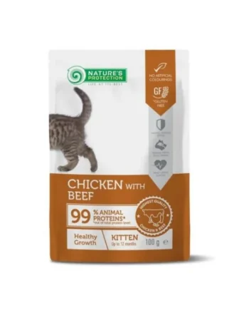 Nature's Protection Kitten Pollo y Vacuno