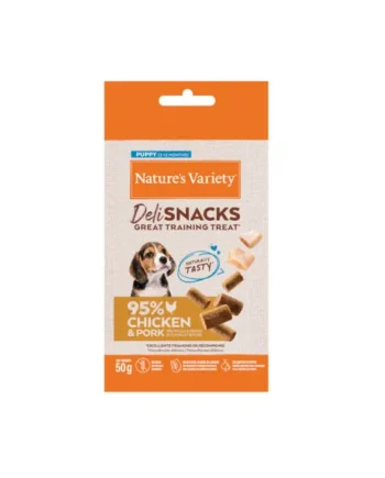 Nature´s Variety Deli Snacks Pollo y Cerdo Puppy