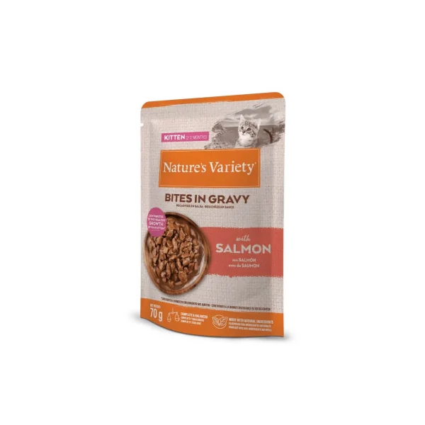 Nature`s Variety Kitten Bocaditos Salmón