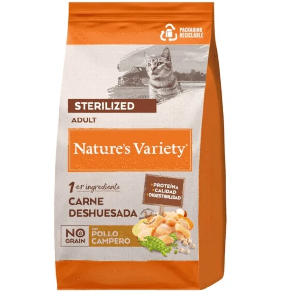 Nature´s Variety No Grain Pollo gatos esterilizados
