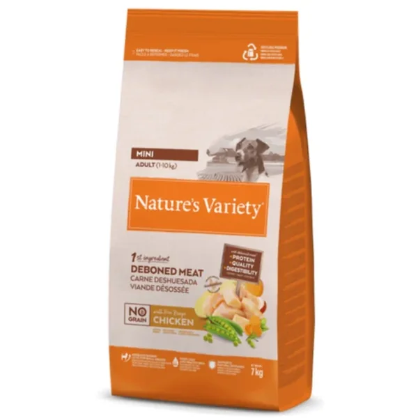 Nature´s Variety NO GRAIN pollo perros mini