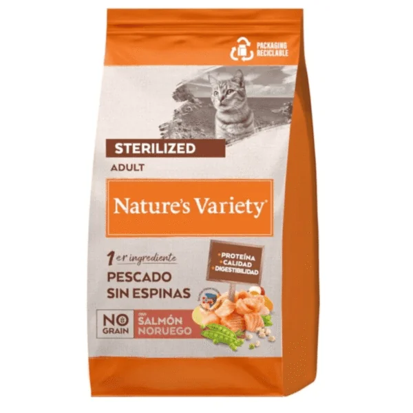 Nature´s Variety No Grain Salmón gatos esterilizados