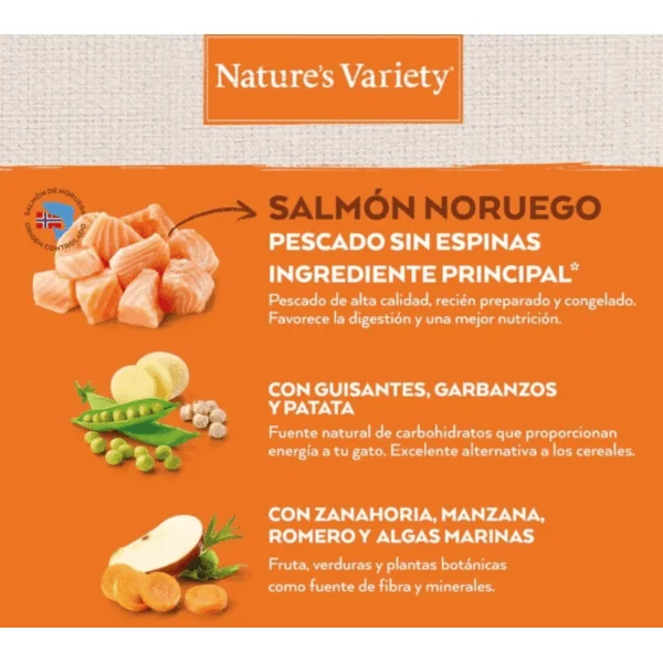 Nature´s Variety No Grain Salmón gatos esterilizados