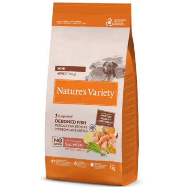 Nature´s Variety NO GRAIN salmón perros mini