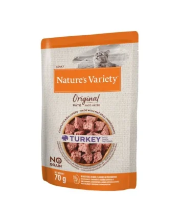 Nature`s Variety Original Adult Pavo Paté Gatos