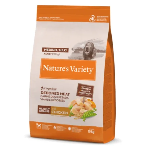 Nature´s Variety POLLO Healthy Grains para perros medium/maxi