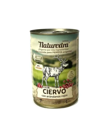 Naturextra Ciervo con Arándanos Lata