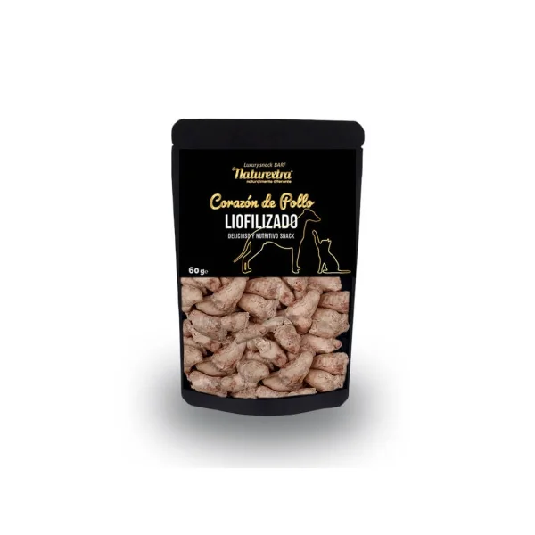 Naturextra Corazones Pollo Liofilizados