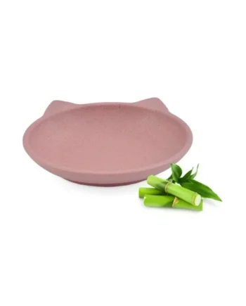Nayeco Comedero Gatos Meow Bambú Rosa Antideslizante 140 ml