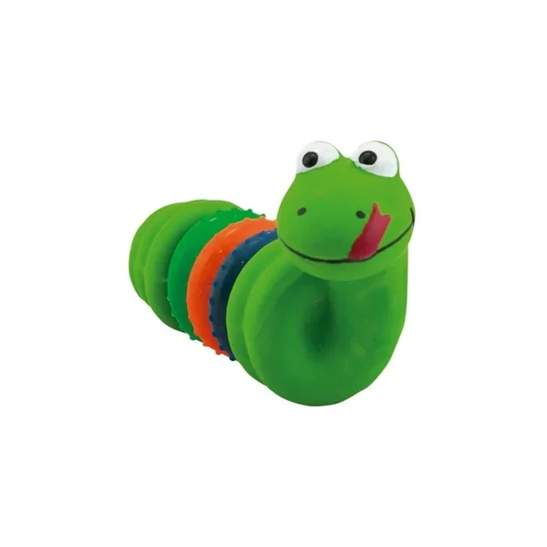 Nayeco Dog Serpiente Latex Anillos TPR 14,5 cm- Juguete para perros