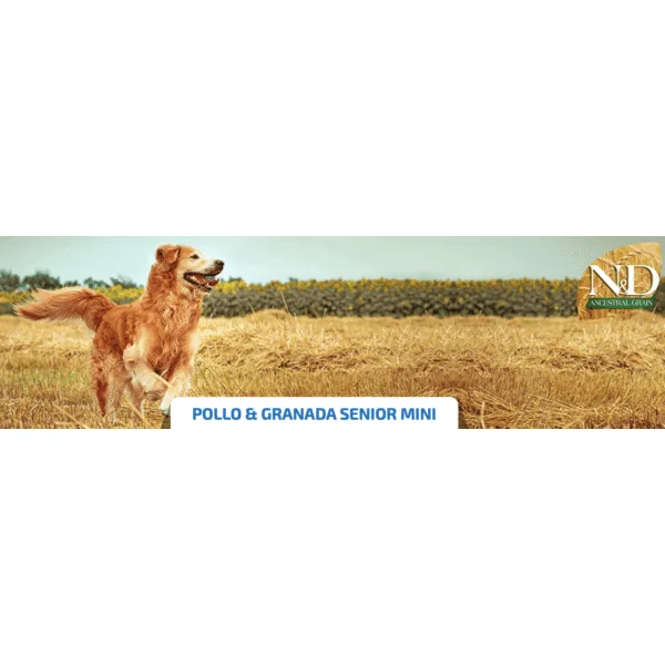 ND Ancestral SENIOR Mini Pollo Granada perros mini adultos 2,5 kg